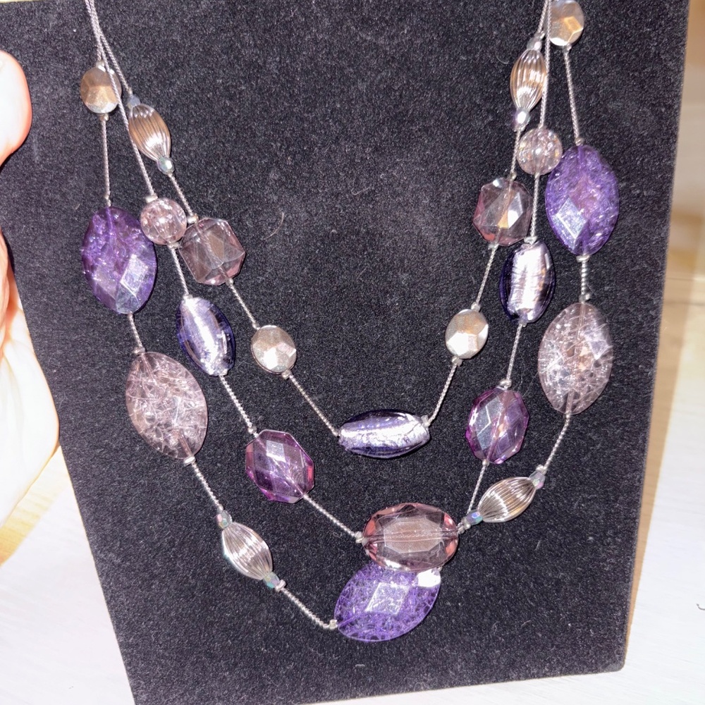 Vintage purple necklace
